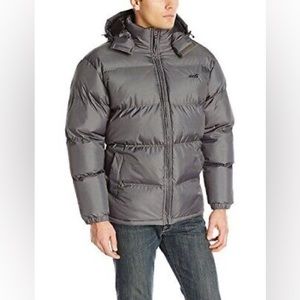 New men’s Sz L Avía color block waterproof hooded casual sports puffer jacket